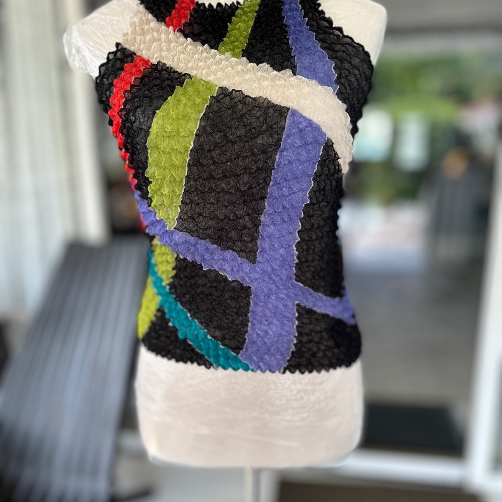 Directives Multicolor Textured Top - Picture 2 of 3